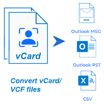 convert vcard contact files