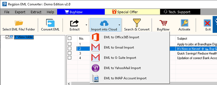 import options