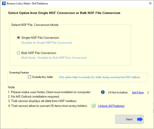 single file conversion