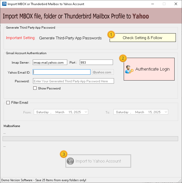 login to Yahoo Mail