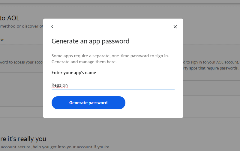 aol account settings