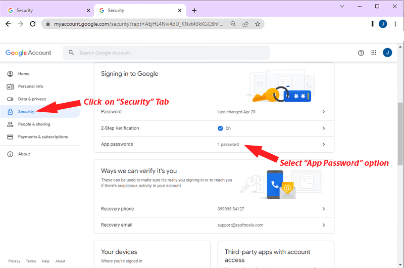 login gmail account