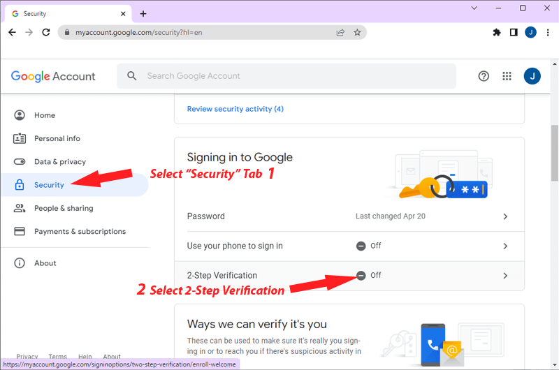 2-step verification