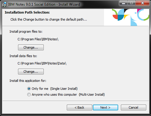 choose installation method