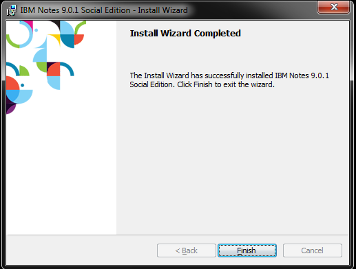 complete IBM Lotus Notes installation