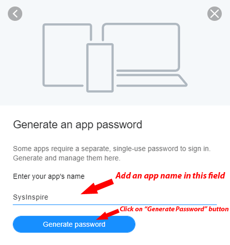 yahoo add app name